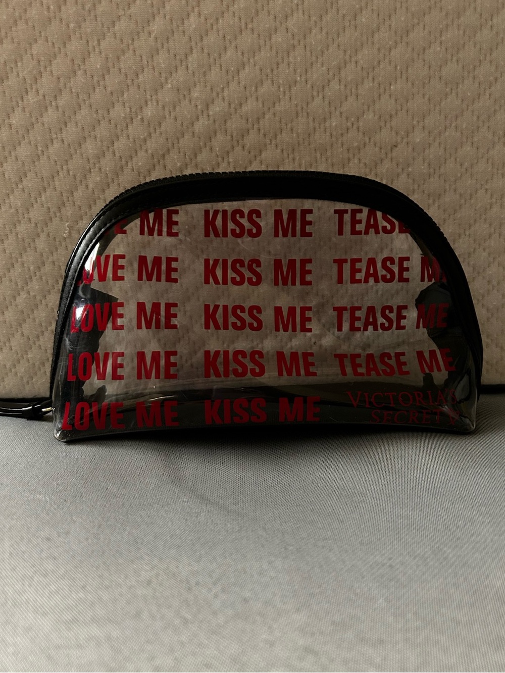 Victoria's Secret Kiss Me Clear Toiletry Pouch